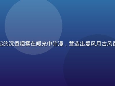 精致香炉中袅袅升起的沉香烟雾在暖光中弥漫，营造出爱风月古风香道体验的禅意氛围